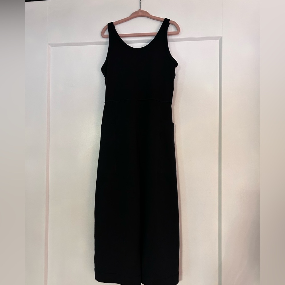 Athleta Girl Black Cropped Jumpsuit